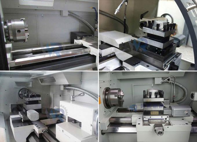 Ck6150-1000 Flat Bed Cnc Lathe Machine 4 Stasiun Menara 1