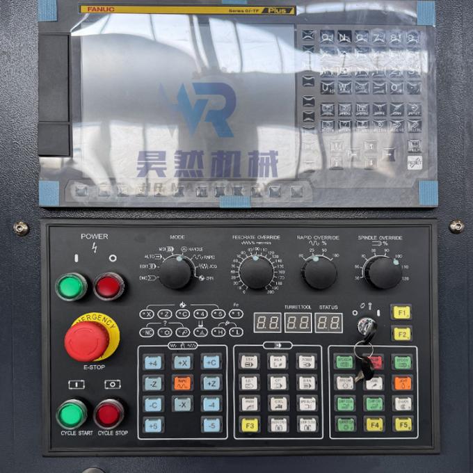 Double Spindle Slant Bed Otomatis Cnc Lathe TCK56Y Dengan Sub Spindle Drive Cnc Lathe Turning 2