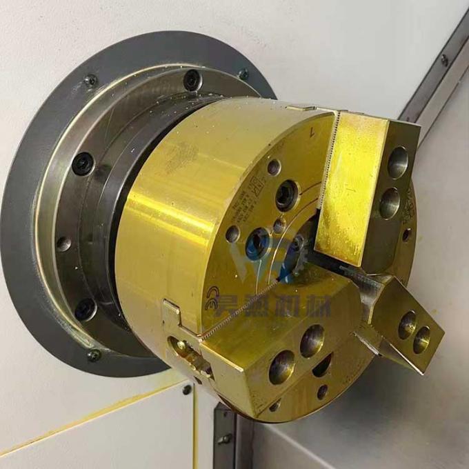 Double Spindle Slant Bed Otomatis Cnc Lathe TCK56Y Dengan Sub Spindle Drive Cnc Lathe Turning 3