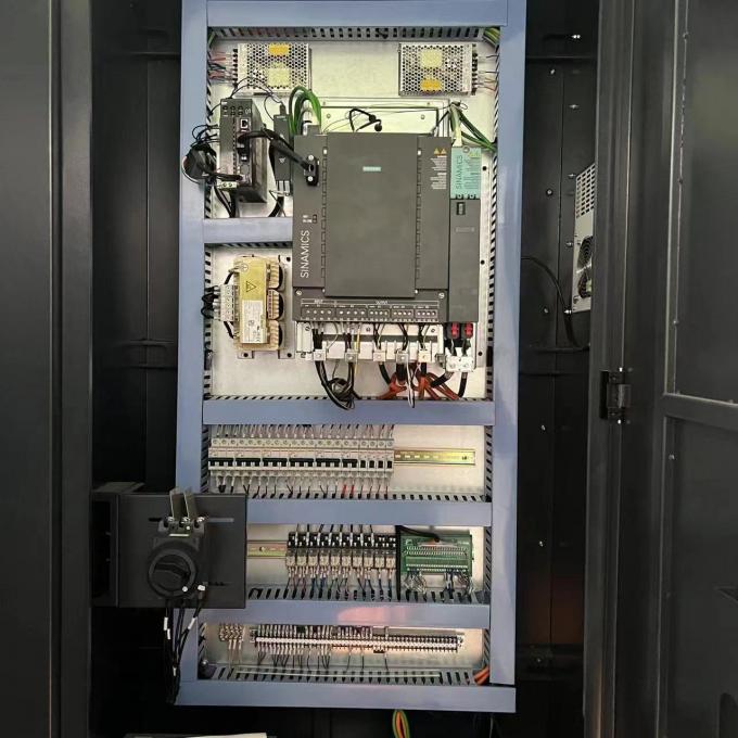 Double Spindle Slant Bed Otomatis Cnc Lathe TCK56Y Dengan Sub Spindle Drive Cnc Lathe Turning 6