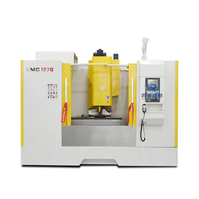 Vertikal VMC 1270 Cnc 4 Axis VMC Machine Untuk Pengeboran Penggilingan