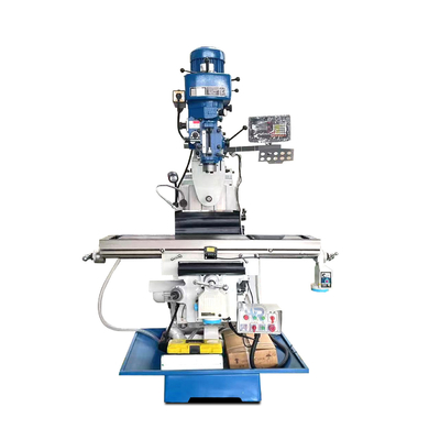5HW Benchtop Universal Milling Machine Peralatan Pabrik Turret Vertikal Horisontal