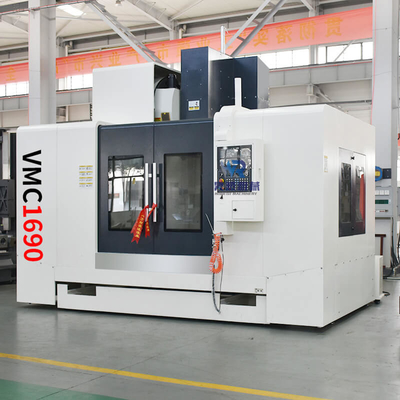 Pusat Penggilingan Vertikal 3 Sumbu Penggilingan CNC Mesin VMC Kecepatan Tinggi VMC1690