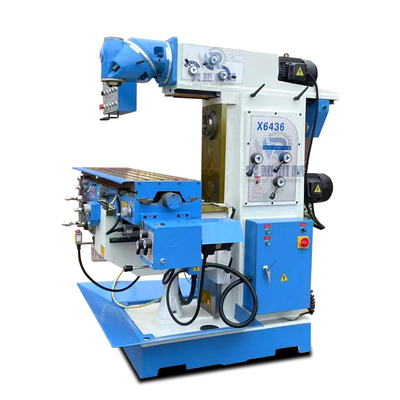 750w Logam Vertikal Manual Mesin Penggilingan Bangku Atas X6436