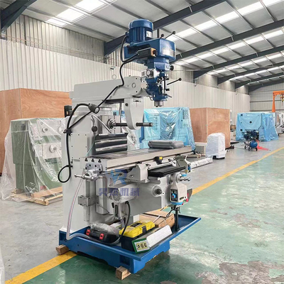 Mesin Penggilingan Benchtop Kepala Turret 5HW Untuk Baja
