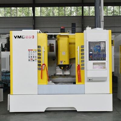 Logam Vmc850 Vertikal VMC CNC Pusat Mesin Penggilingan 3 Sumbu