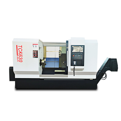 45 derajat CNC Metal Mesin Lathe Tck630 Slant Bed Turning Center