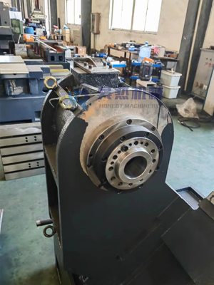 Tinggi Precision Horizontal Slant Bed CNC Mesin Lathe TCK46P