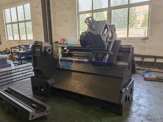 Tinggi Precision Horizontal Slant Bed CNC Mesin Lathe TCK46P