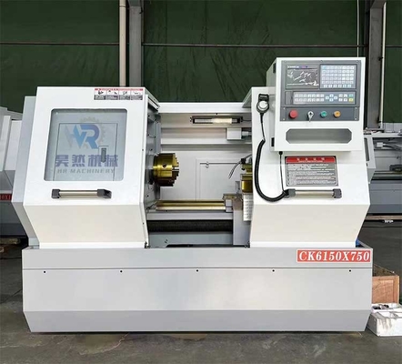 CK6150-750mm CNC mesin bubut mesin bubut tempat tidur datar 220V