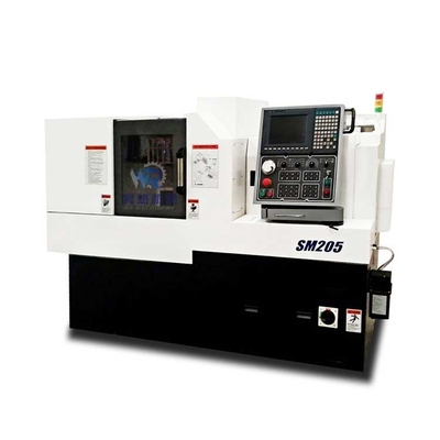 SM205 Swiss Type Automatic Cnc Horizontal Lathe Machine Putih