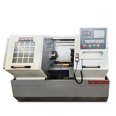 Sistem Siemens CK6136 Baru Flat Bed Otomatis Mesin CNC Lathe Untuk Logam