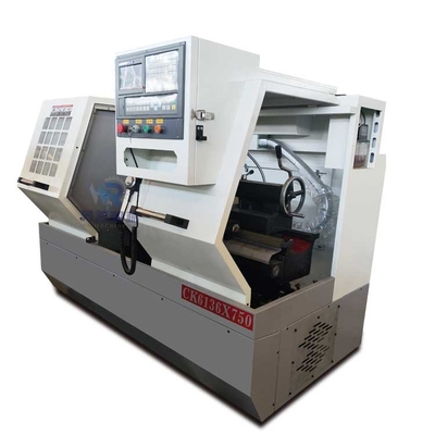 Sistem Siemens CK6136 Baru Flat Bed Otomatis Mesin CNC Lathe Untuk Logam
