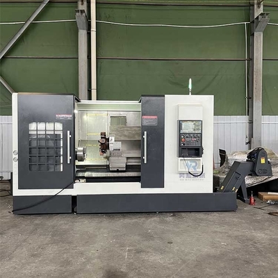 Max Swing Over Bed Diameter mm Φ560 Flat Bed CNC Lathe Machine untuk kapasitas pendingin L150