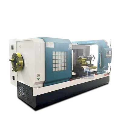 Tinggi Precision Horizontal CNC Pipe Thread Lathe QK1322-1500 Dengan 500MM Max Cutting Length