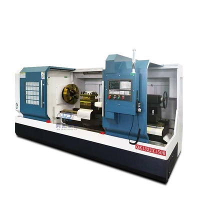 Tinggi Precision Horizontal CNC Pipe Thread Lathe QK1322-1500 Dengan 500MM Max Cutting Length